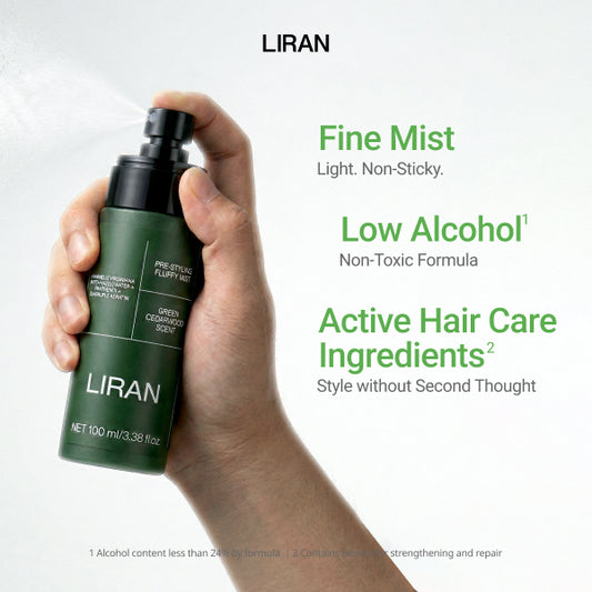 LIRAN Men's Sea Salt Spray - Texturizing & Volumizing Hair Styling Spray